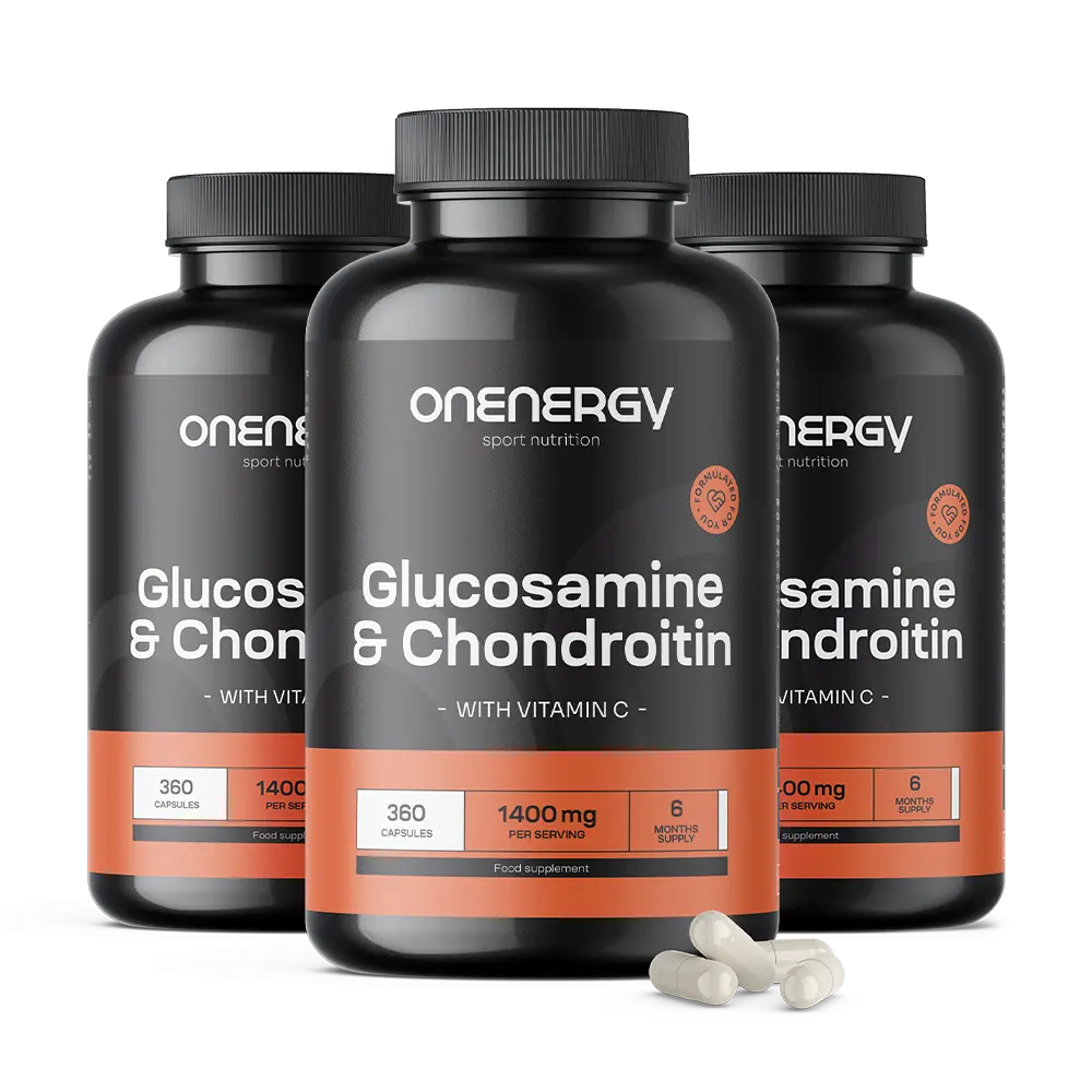 3x Glucosamin + Chondroitin 1400 mg