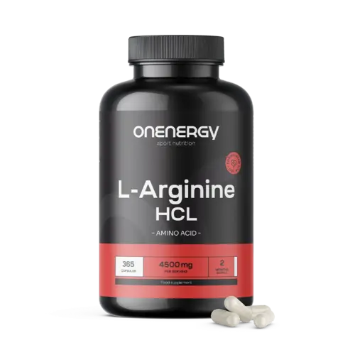 L-Arginin HCL 4500 mg, 365 Kapseln