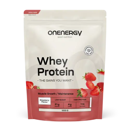 WHEY Molkenproteine - Erdbeere, 1000 g