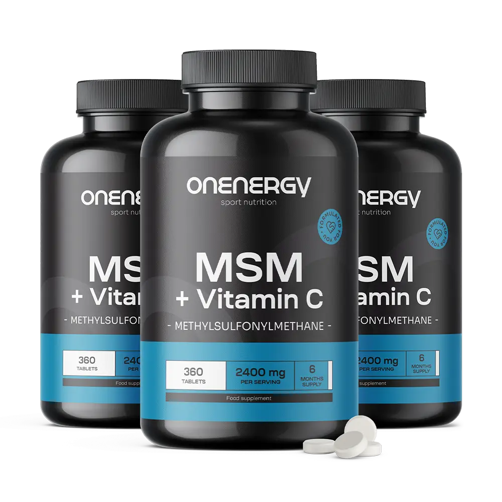 3x MSM 2400 mg - mit Vitamin C