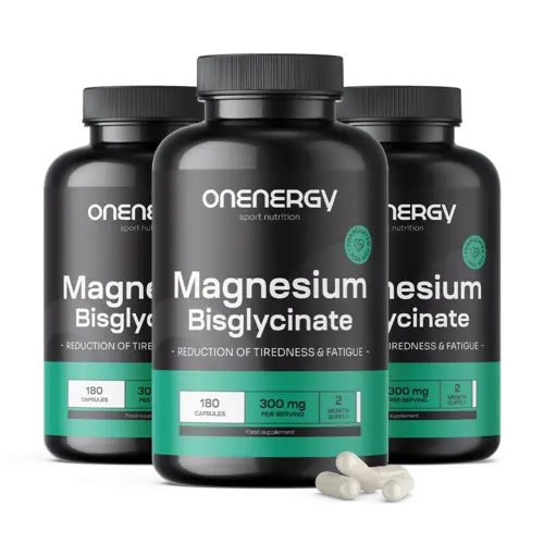 3x Magnesiumbisglycinat 300 mg, zusammen 540 Kapseln