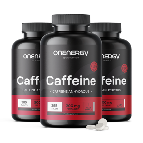 3x Koffein 200 mg, zusammen 1095 Tabletten