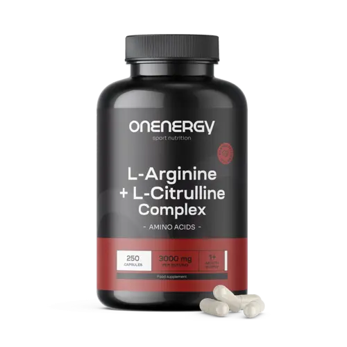 L-Arginin + L-Citrullin Komplex 3000 mg, 250 Kapseln