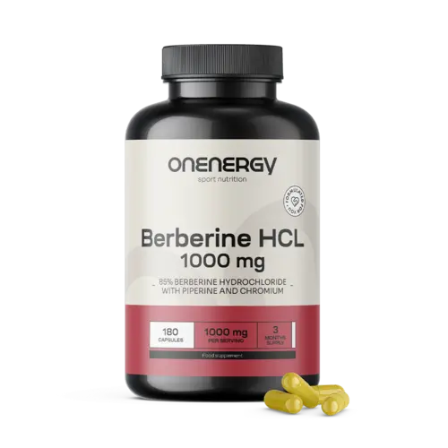 Berberin HCL 1000 mg - mit Piperin und Chrom, 180 Kapseln