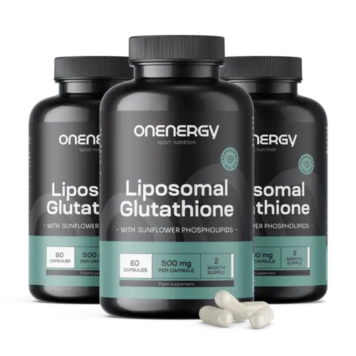 3x Liposomales Glutathion 500 mg, zusammen 180 Kapseln
