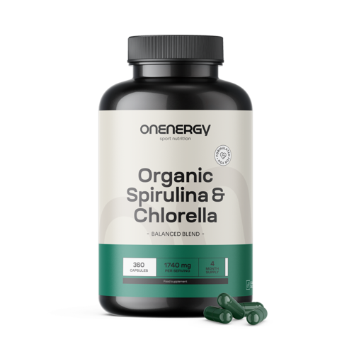 BIO Spirulina und Chlorella, 360 Kapseln