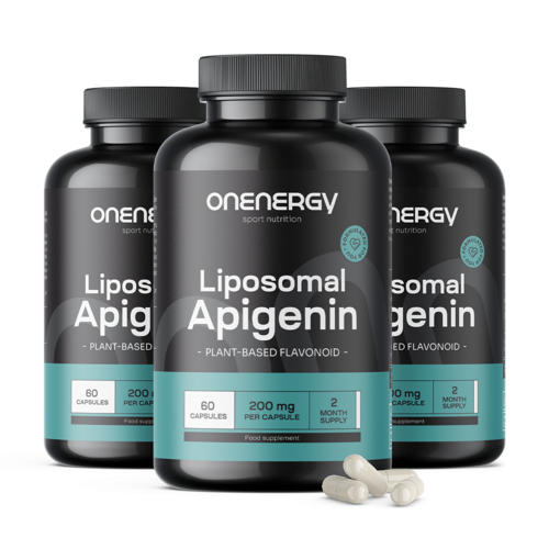 3x Liposomales Apigenin 200 mg, zusammen 180 Kapseln