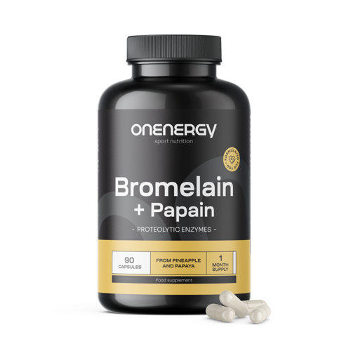 Bromelain + Papain, 90 Kapseln