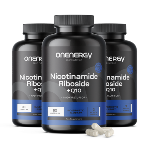 3x Nicotinamid-Ribosid + Q10, zusammen 270 Kapseln