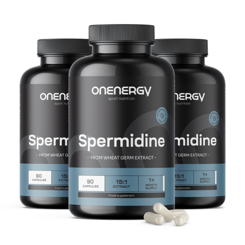 3x Spermidin – aus Weizenkeimextrakt, zusammen 270 Kapseln