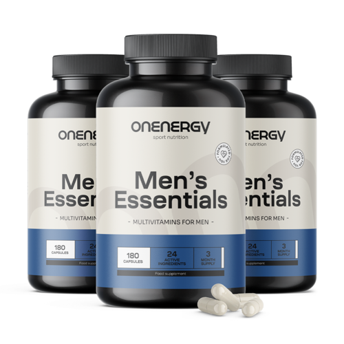 3x Men’s Essentials – Multivitamine für Männer, zusammen 540 Kapseln